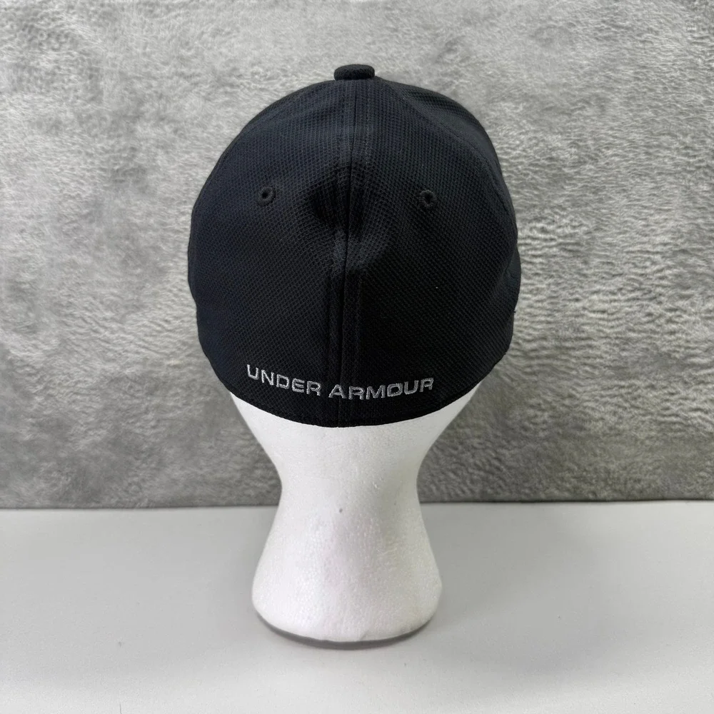Under Armour Youth Blitzing 3.0 Hat Black Embroidered Logo Cap XS/S 1305017